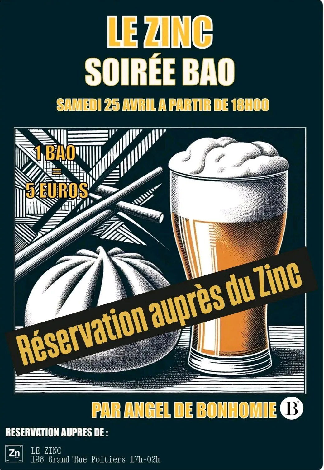 Soirée Bao au Zinc