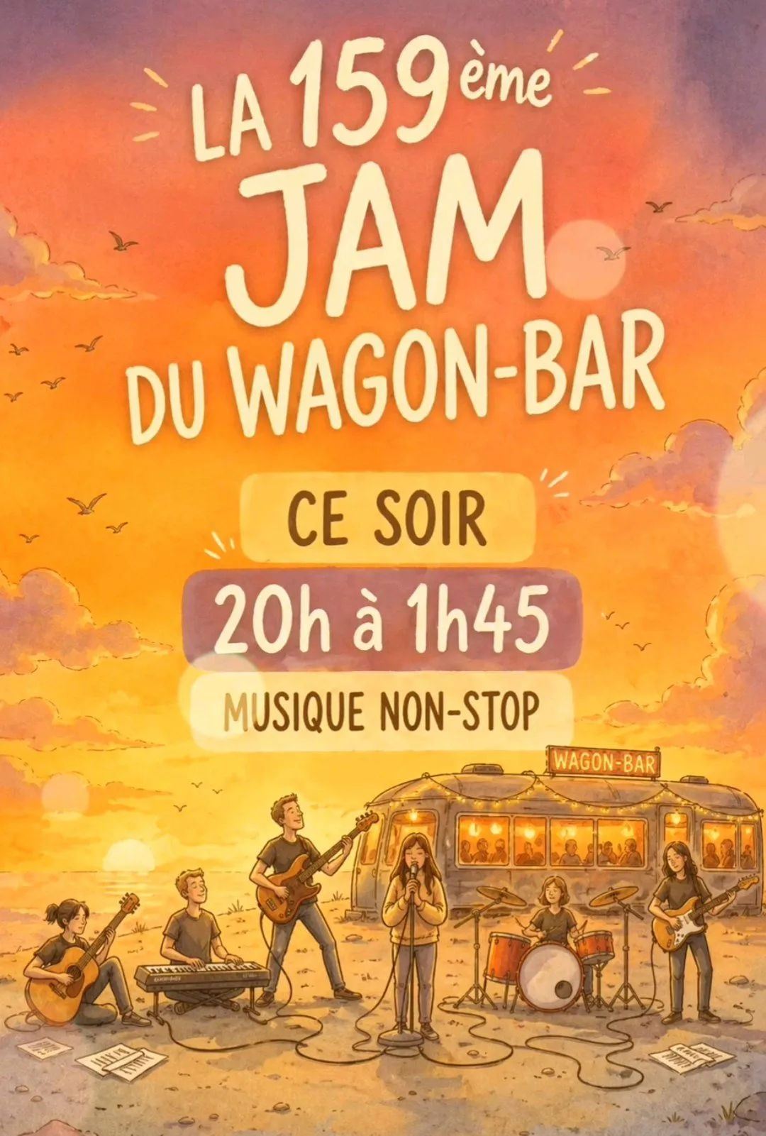 La 159ème Jam du Wagon-Bar La 159ème Jam du Wagon-Bar