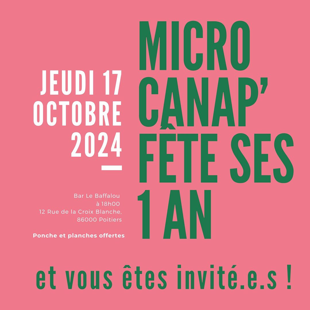 Micro Canap' Fête Ses 1 An