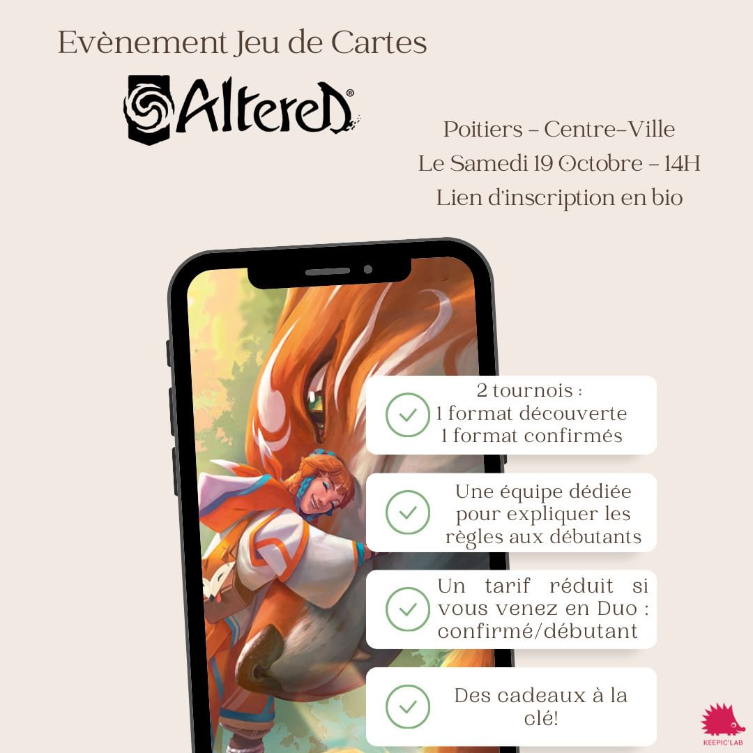 Évènement Jeu de Cartes Altered