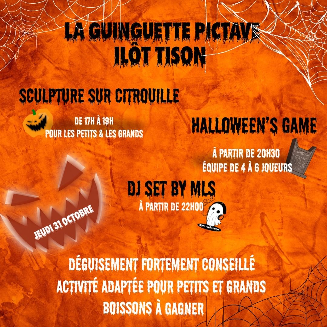 Halloween à la Guinguette Pictave