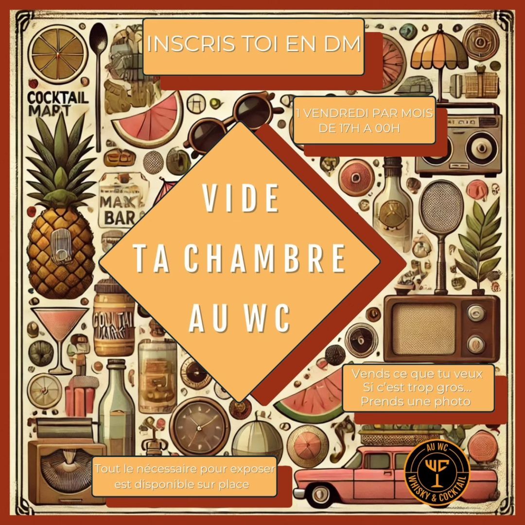 Vide ta chambre au WC