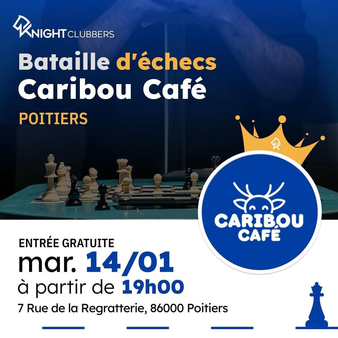 Bataille d'échecs Caribou Café