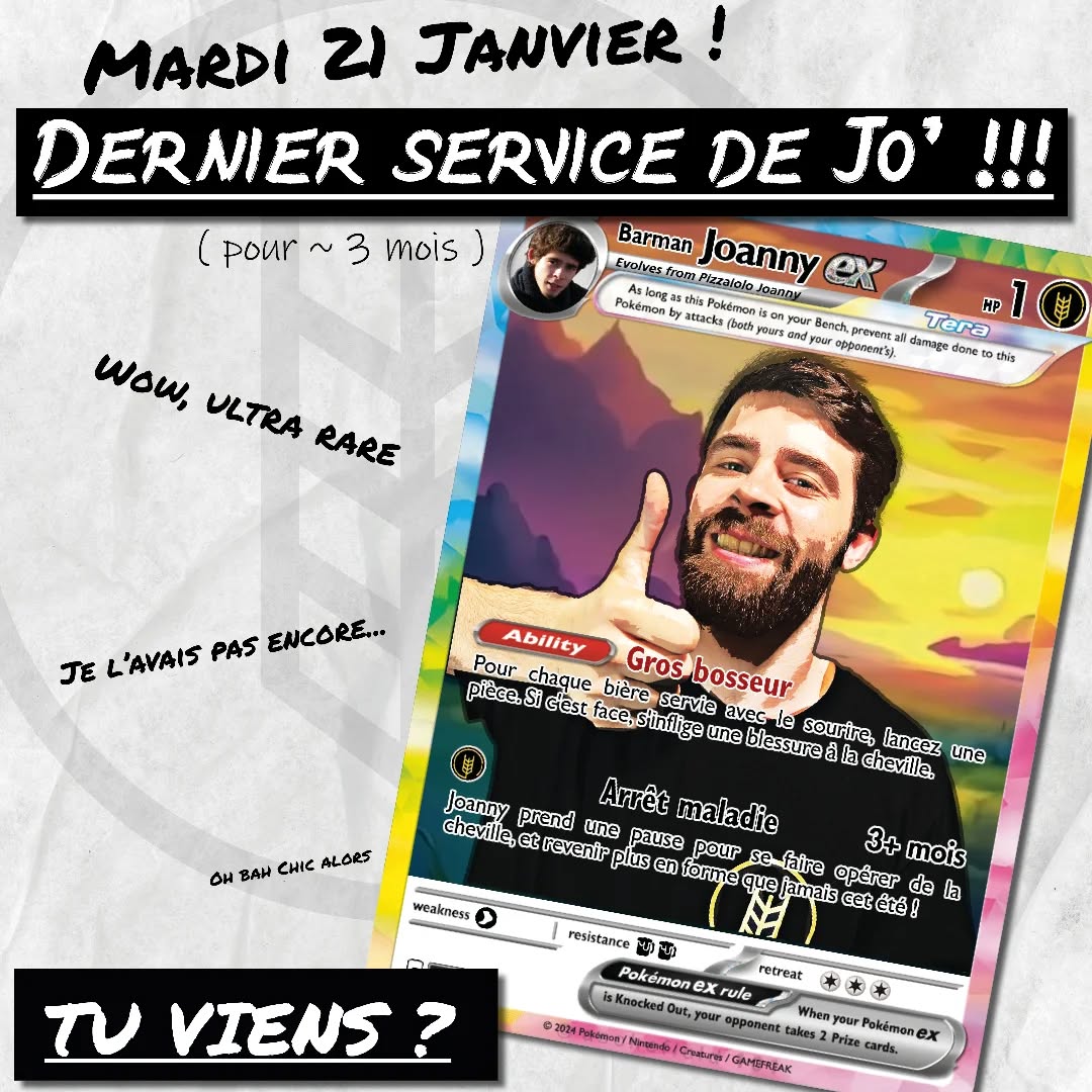 Dernier service de Jo'