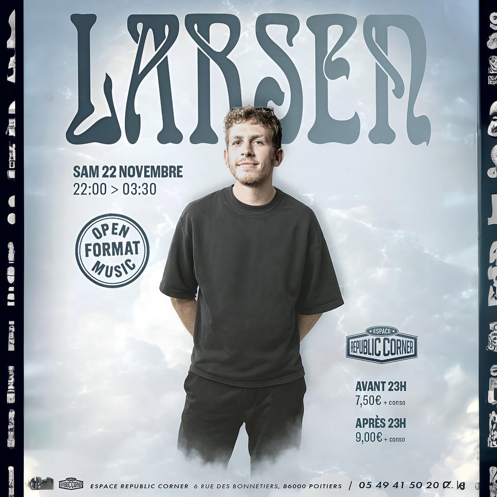 Photo de LARSEN en DJ set dans son fief