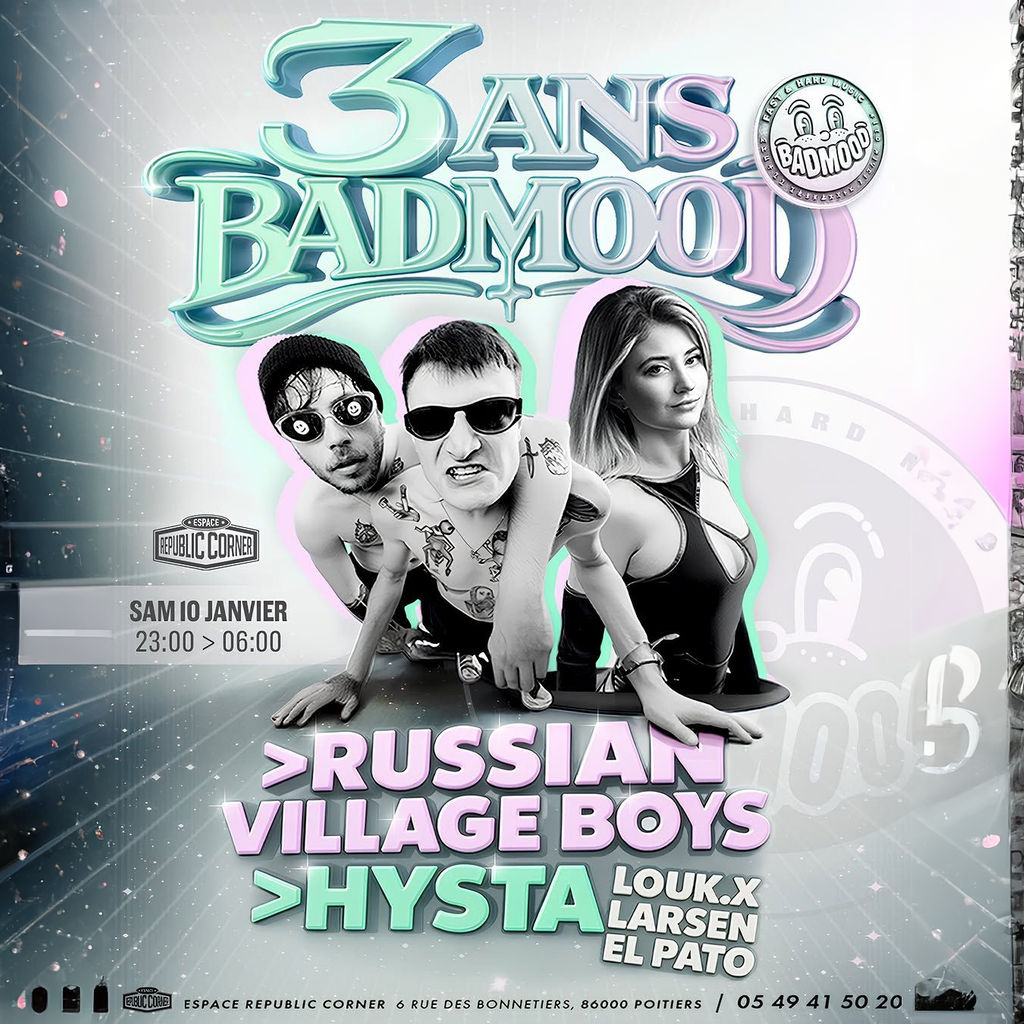 BADMOOD – 3 ANS