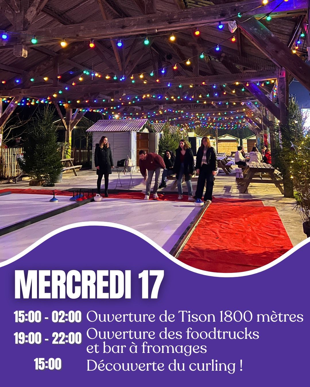 Découverte du curling et activités d’hiver