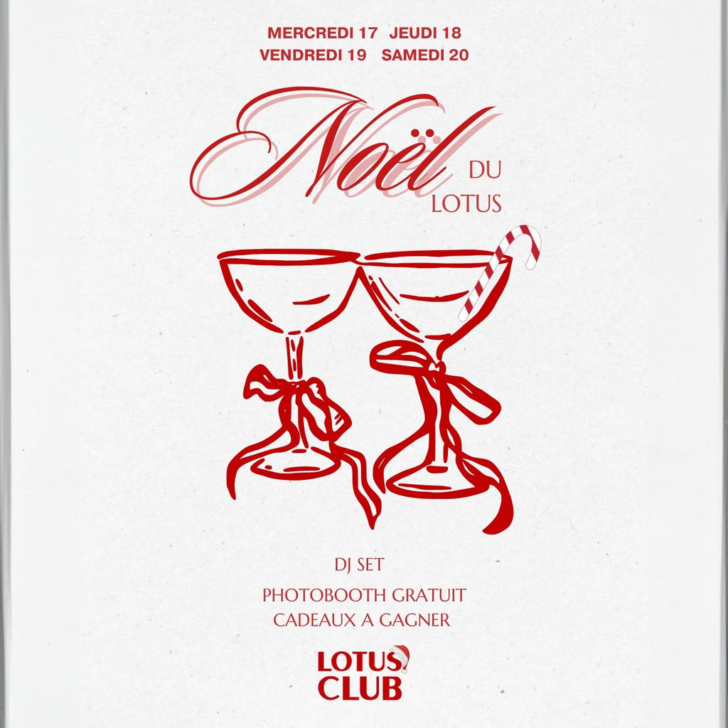 Photo de Noël du Lotus - DJ Set avec Garti