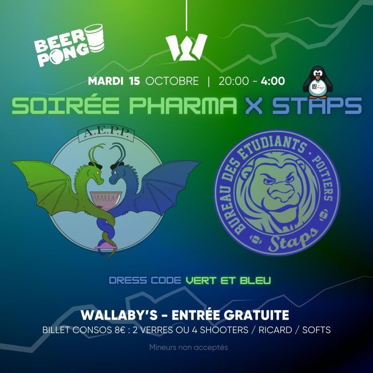 SOIRÉE PHARMA x STAPS