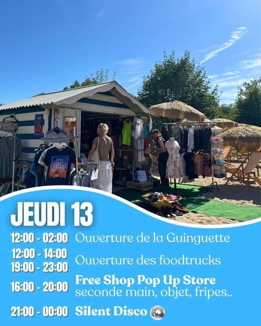 Free Shop Pop Up & Silent Disco