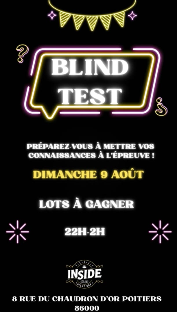Photo de Blind Test