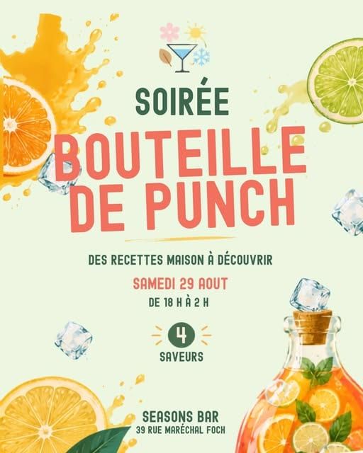 Soirée Bouteille de Punch
