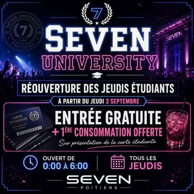 Seven University — Jeudis étudiants