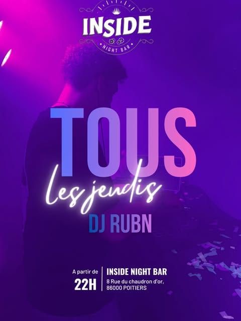 Tous les jeudis — DJ RUBN