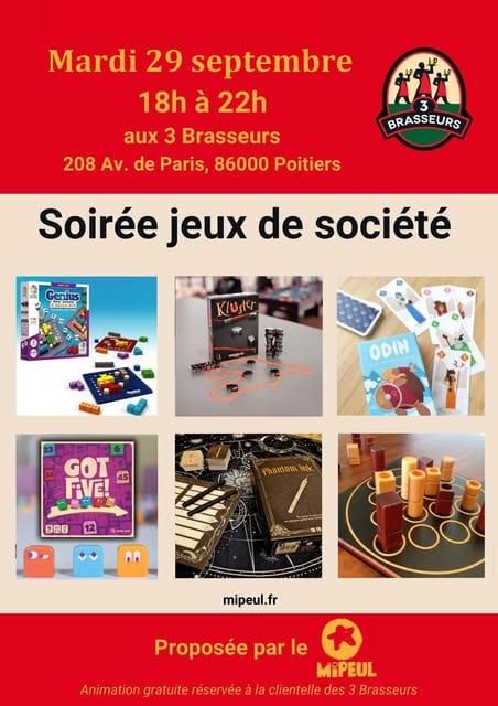 Soirée jeux de société — MIPEUL