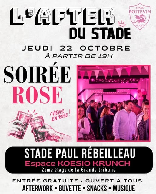 Photo de After du Stade — Soirée Rose