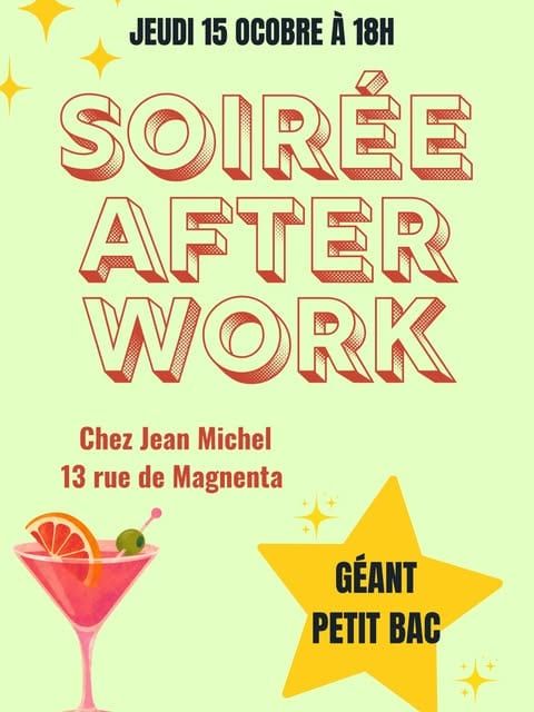 Soirée After Work