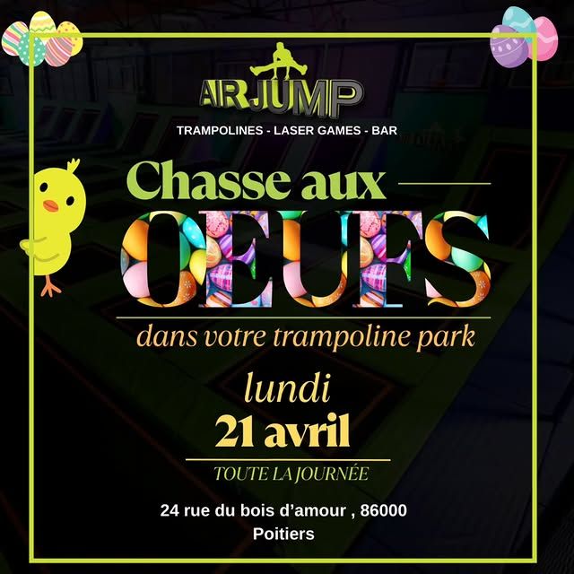 Photo de Chasse aux œufs dans votre trampoline park