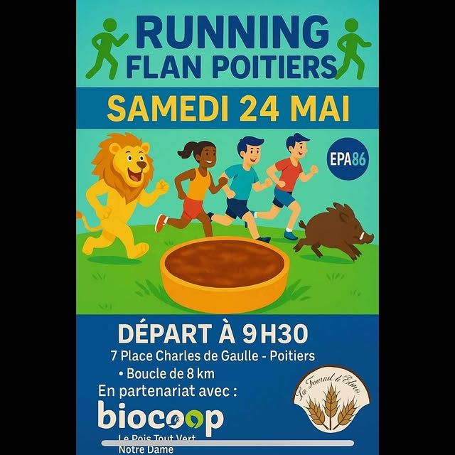 RUNNING FLAN Poitiers