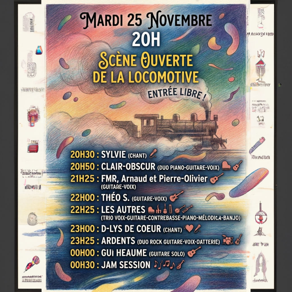 Scène Ouverte de La Locomotive