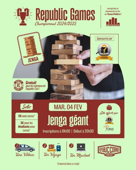 Photo de RC Games - Jenga Géant