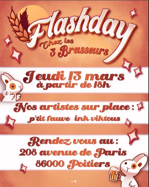 Flashday Chez Les 3 Brasseurs