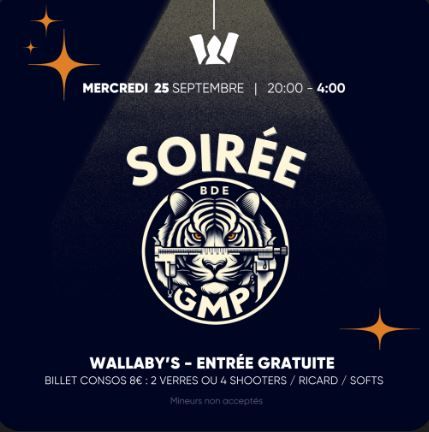 Soirée GMP