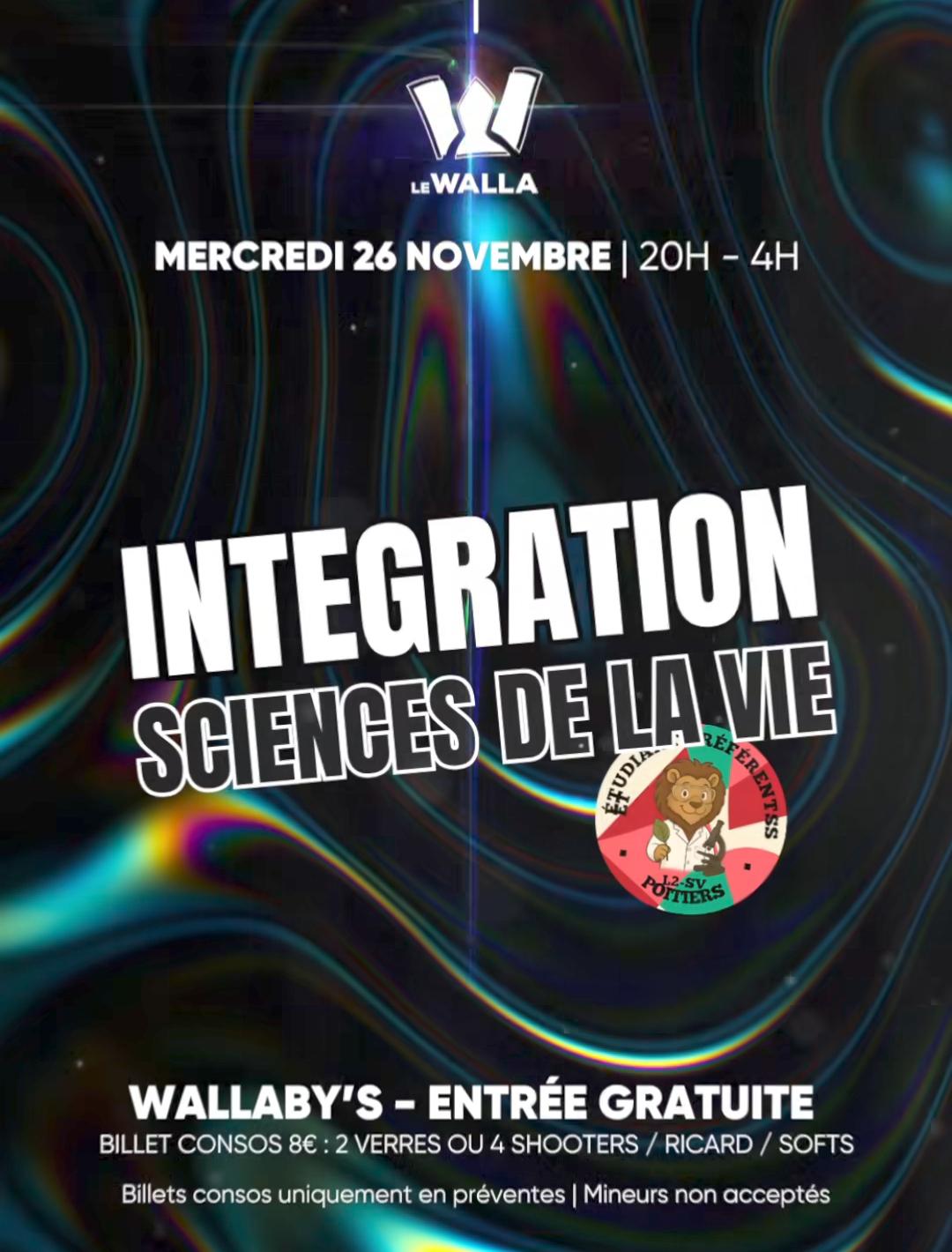 Intégration Sciences de la Vie