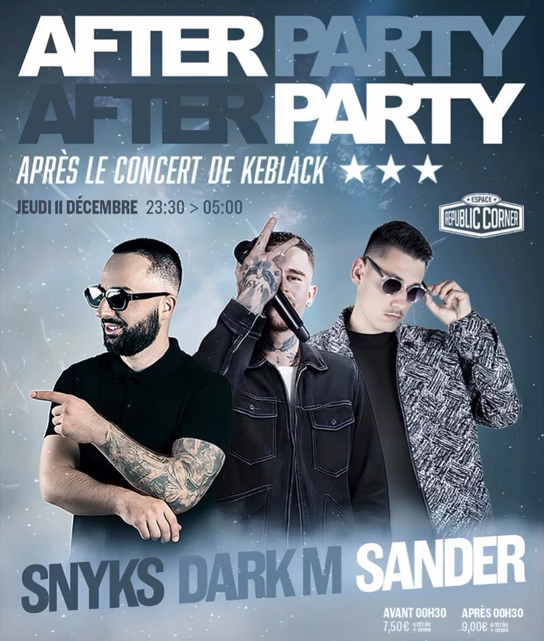 Photo de After Party après le concert de Keblack