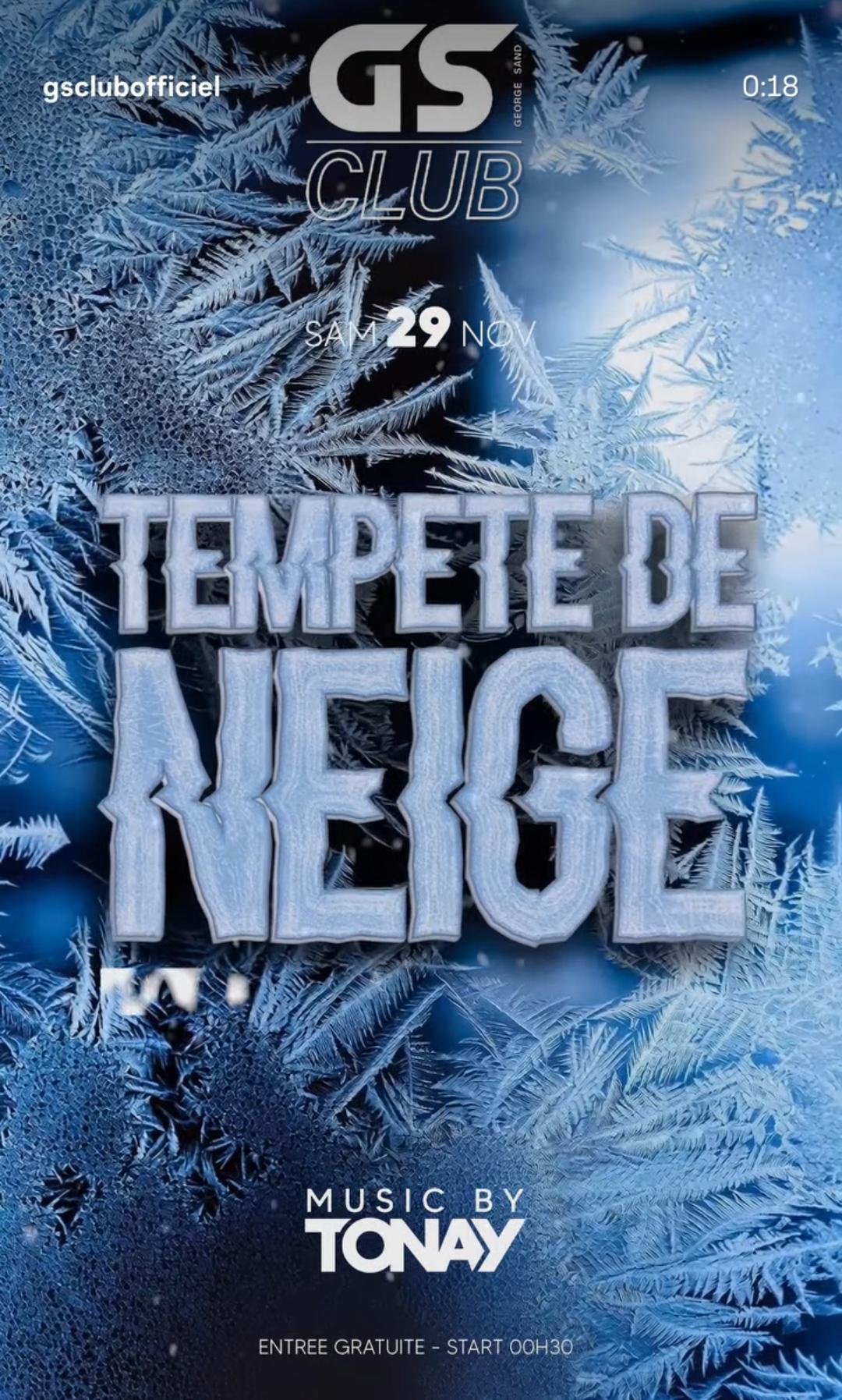 Tempête de Neige