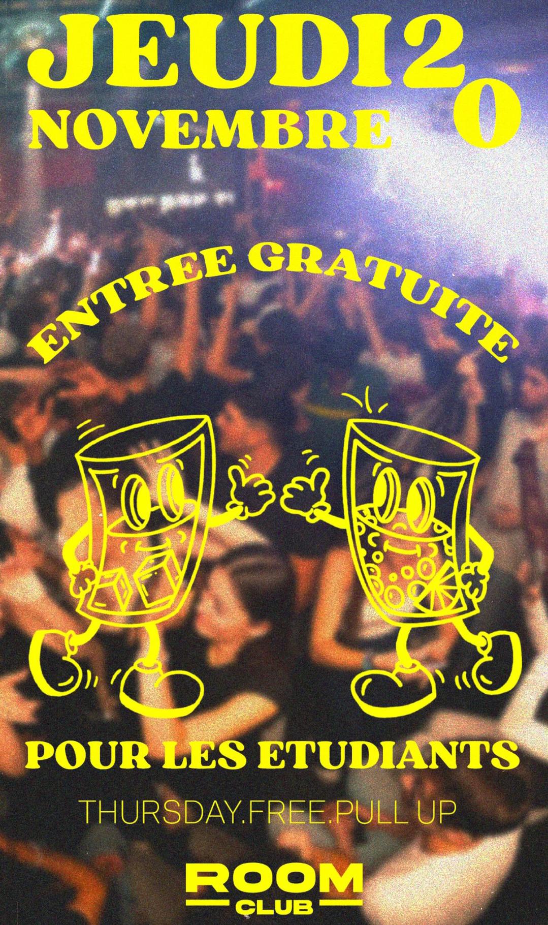Jeudi Étudiant au Room Club