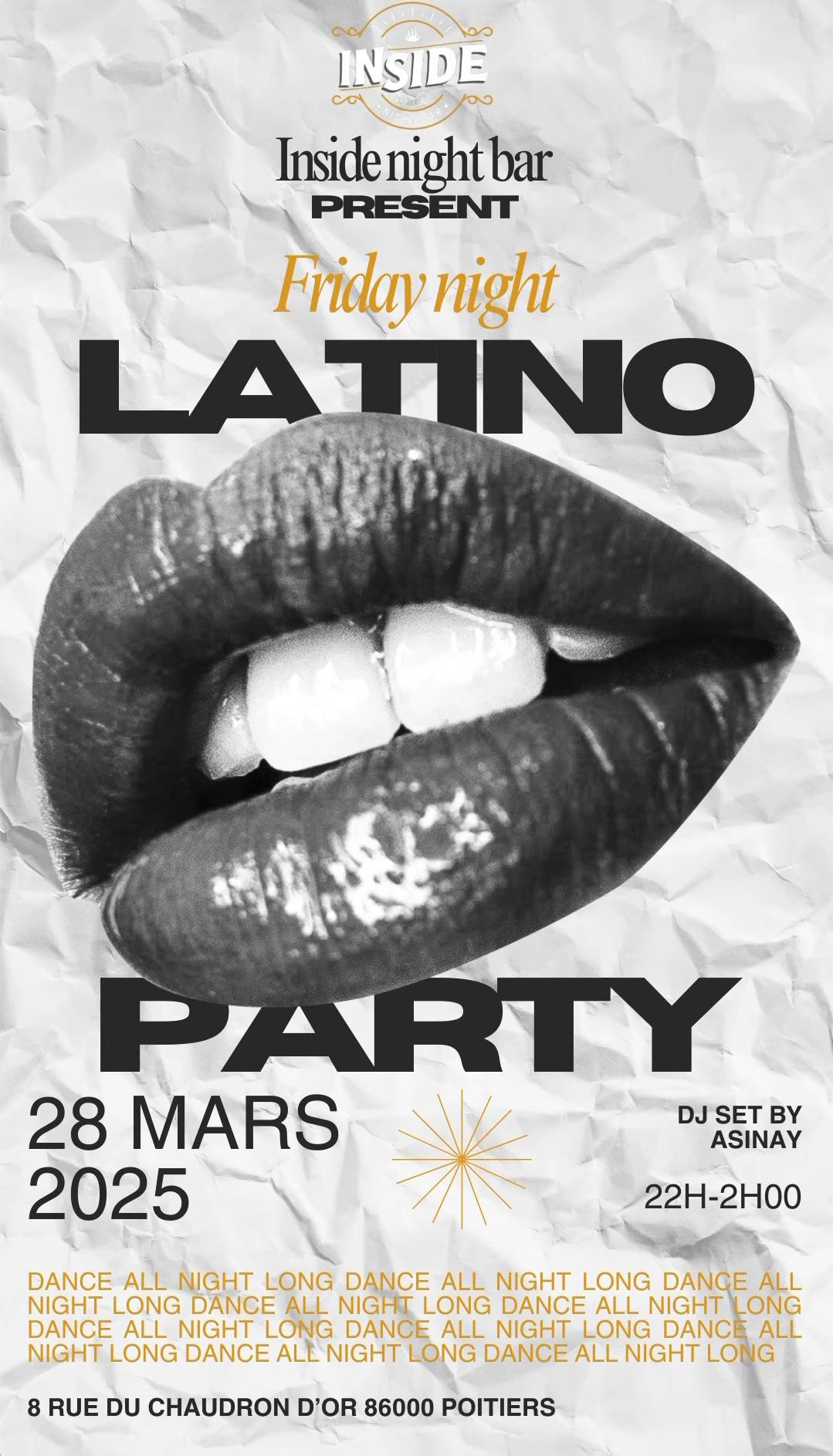Friday night Latino Party