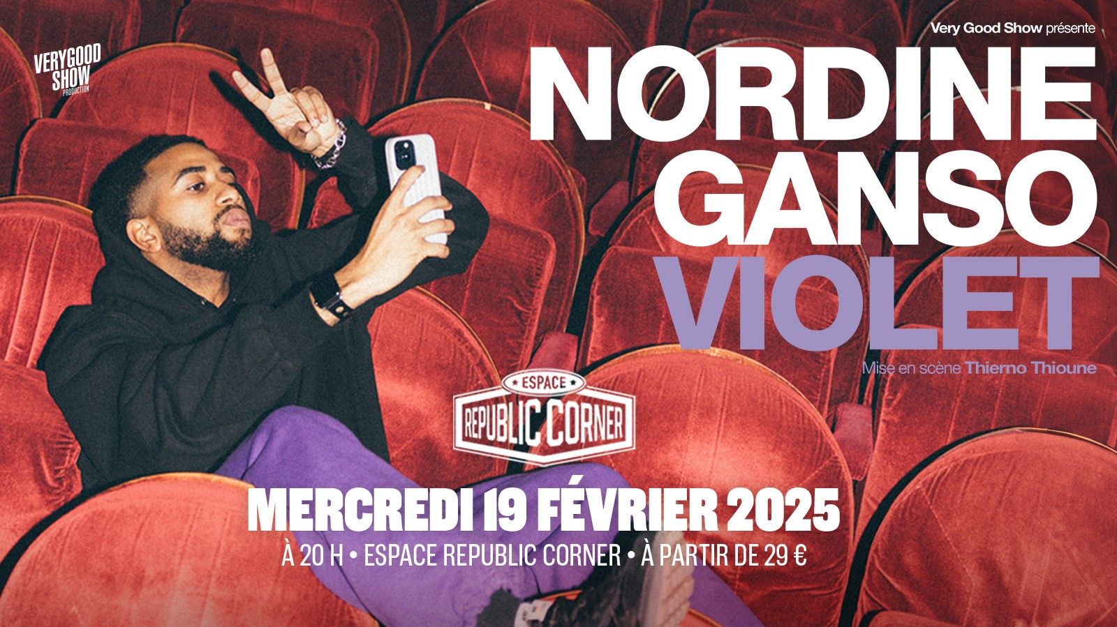 Nordine Ganso en spectacle