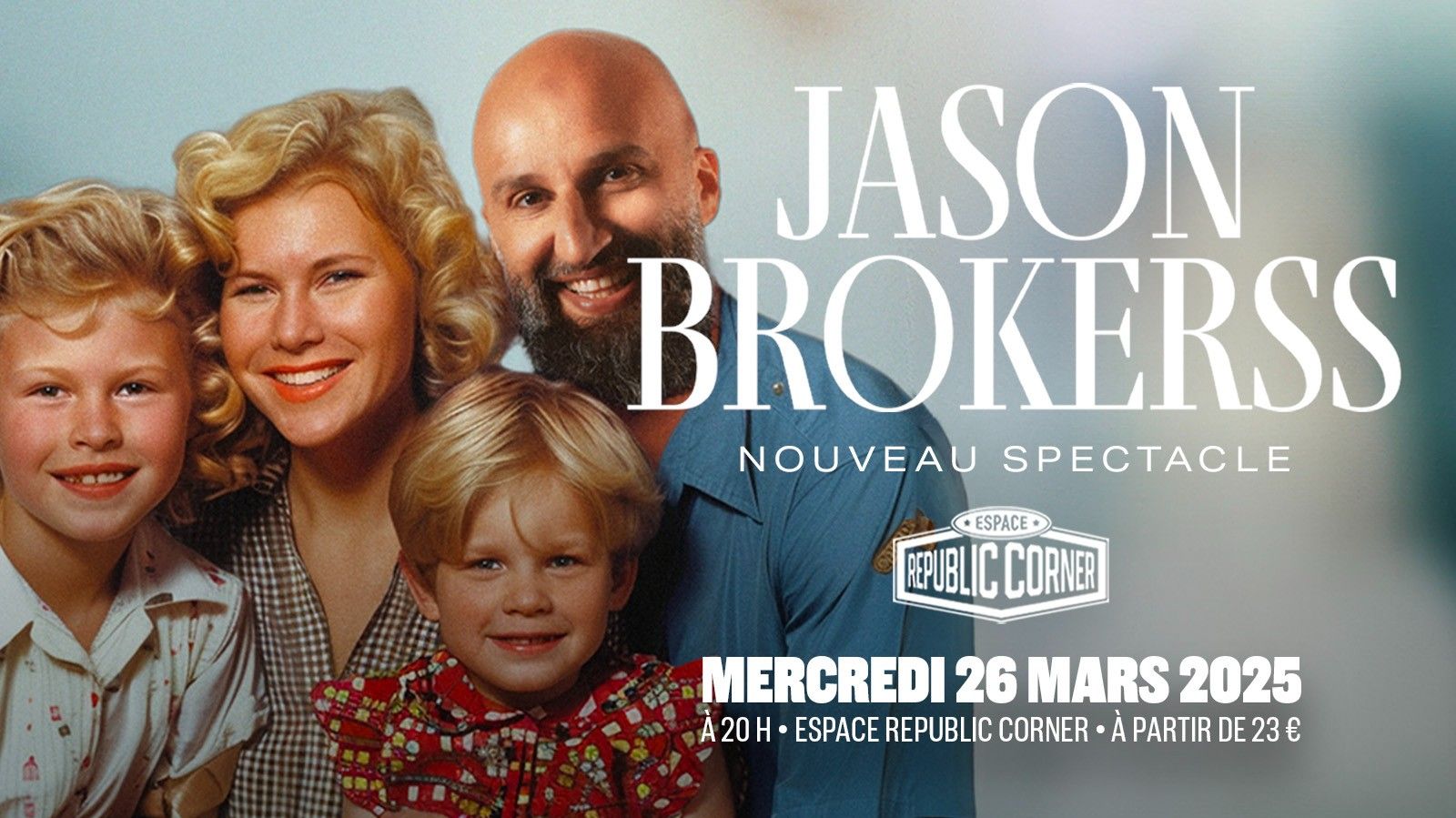 Jason Brokerss en spectacle à Poitiers à l'Espace Republic Corner
