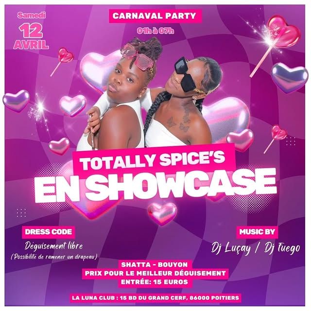 Carnaval Party - Totally Spice's en Showcase