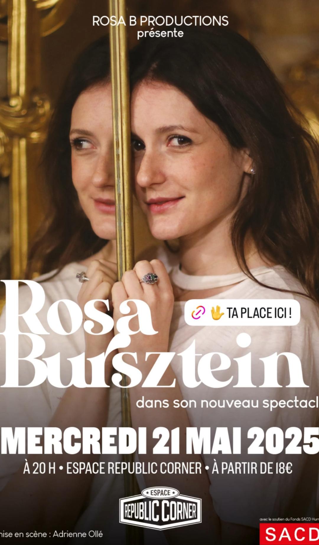 Rosa Bursztein en spectacle