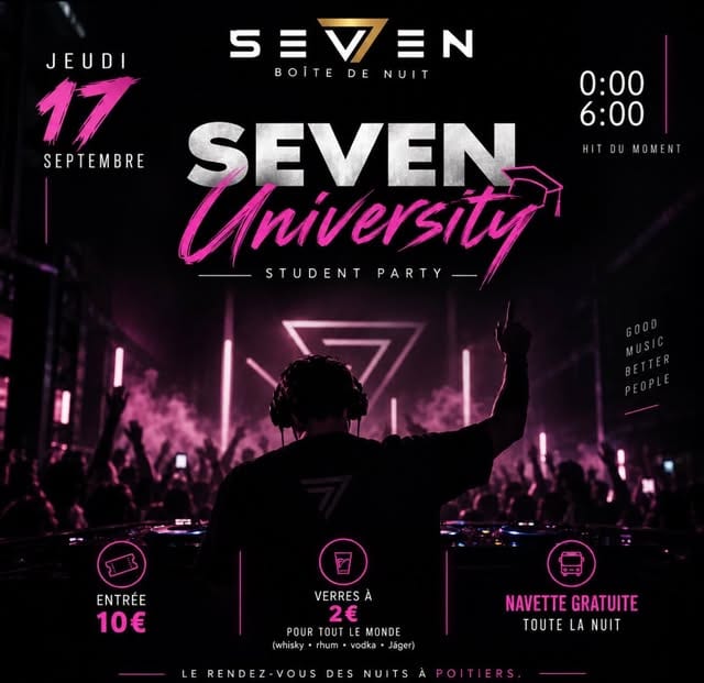SEVEN UNIVERSITY — Student Party