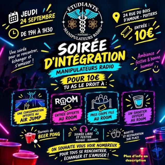 Photo de Soirée d'intégration