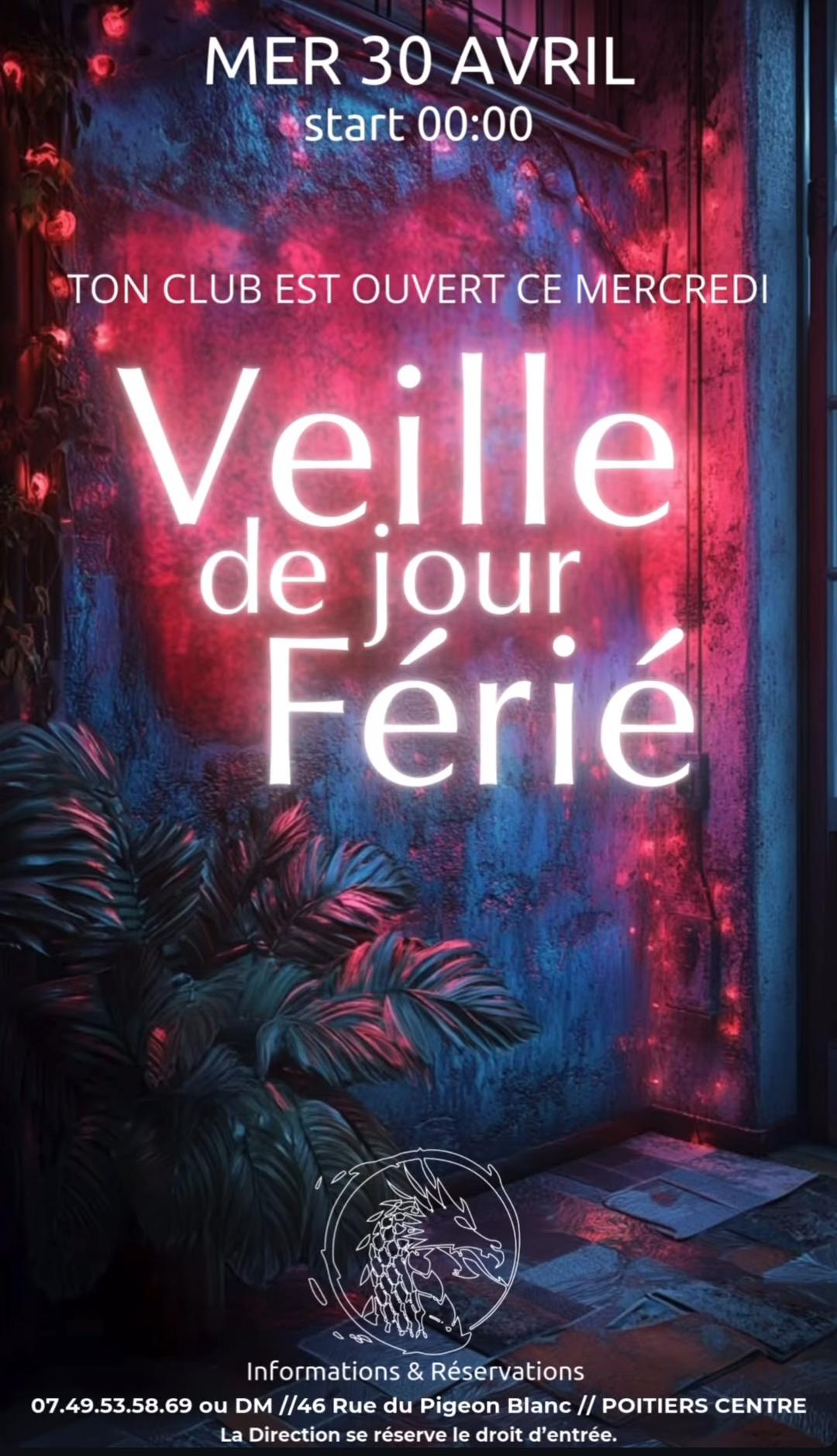 Veille de jour Férié