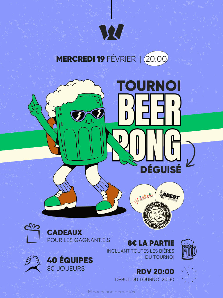 BEER PONG / INTER IUT 19 février 2025