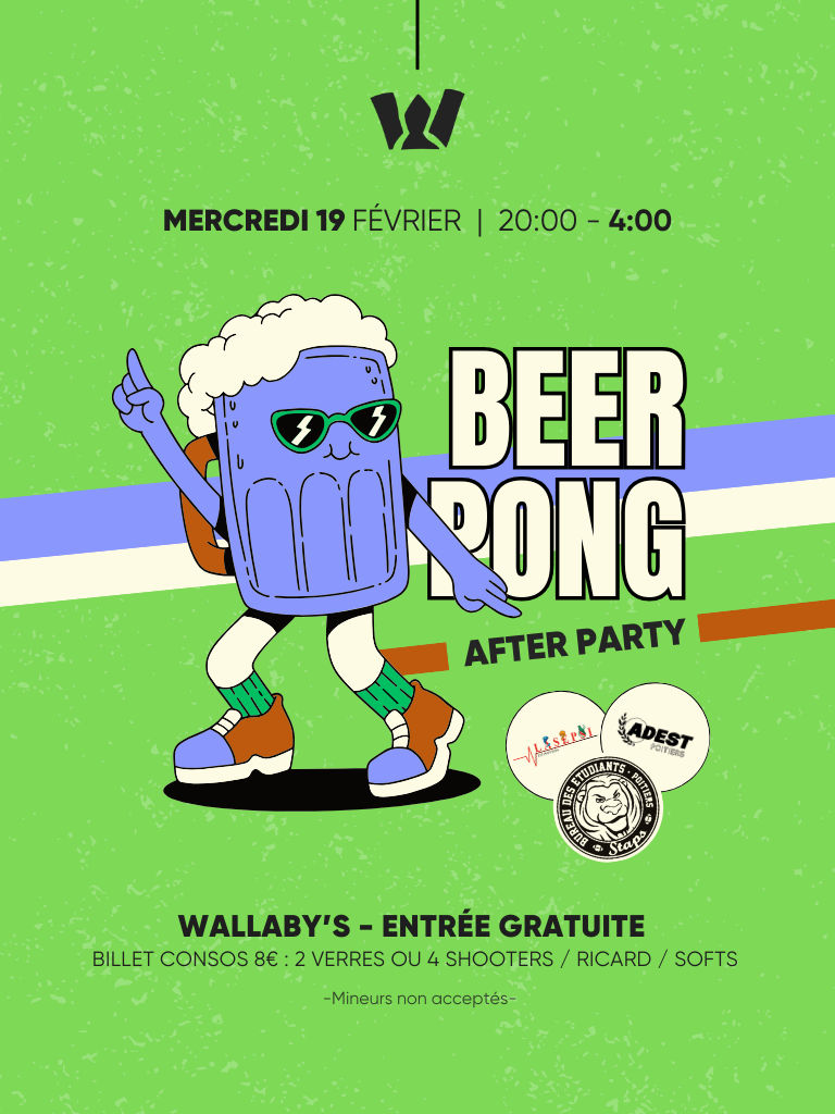 AFTER BEER PONG 18 février 2025