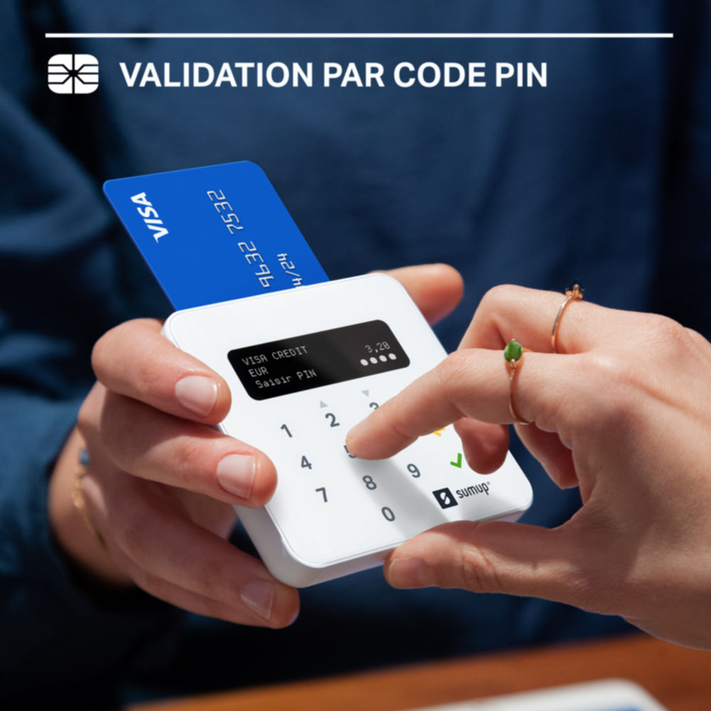 Paiement par carte bancaire avec SumUp depuis l’application Fleeky Pro