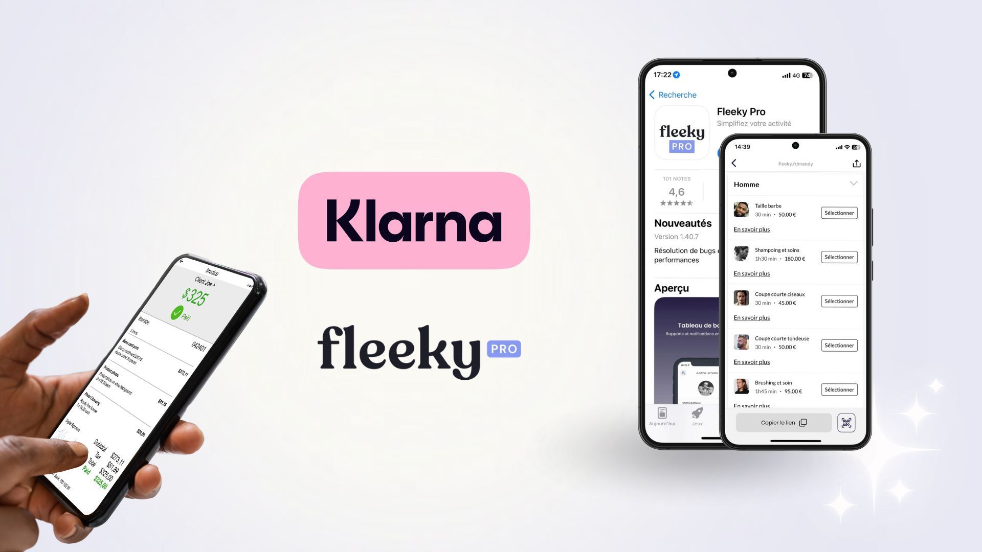 Révolutionnez votre activité d'esthéticienne à domicile avec Fleeky Pro et Klarna