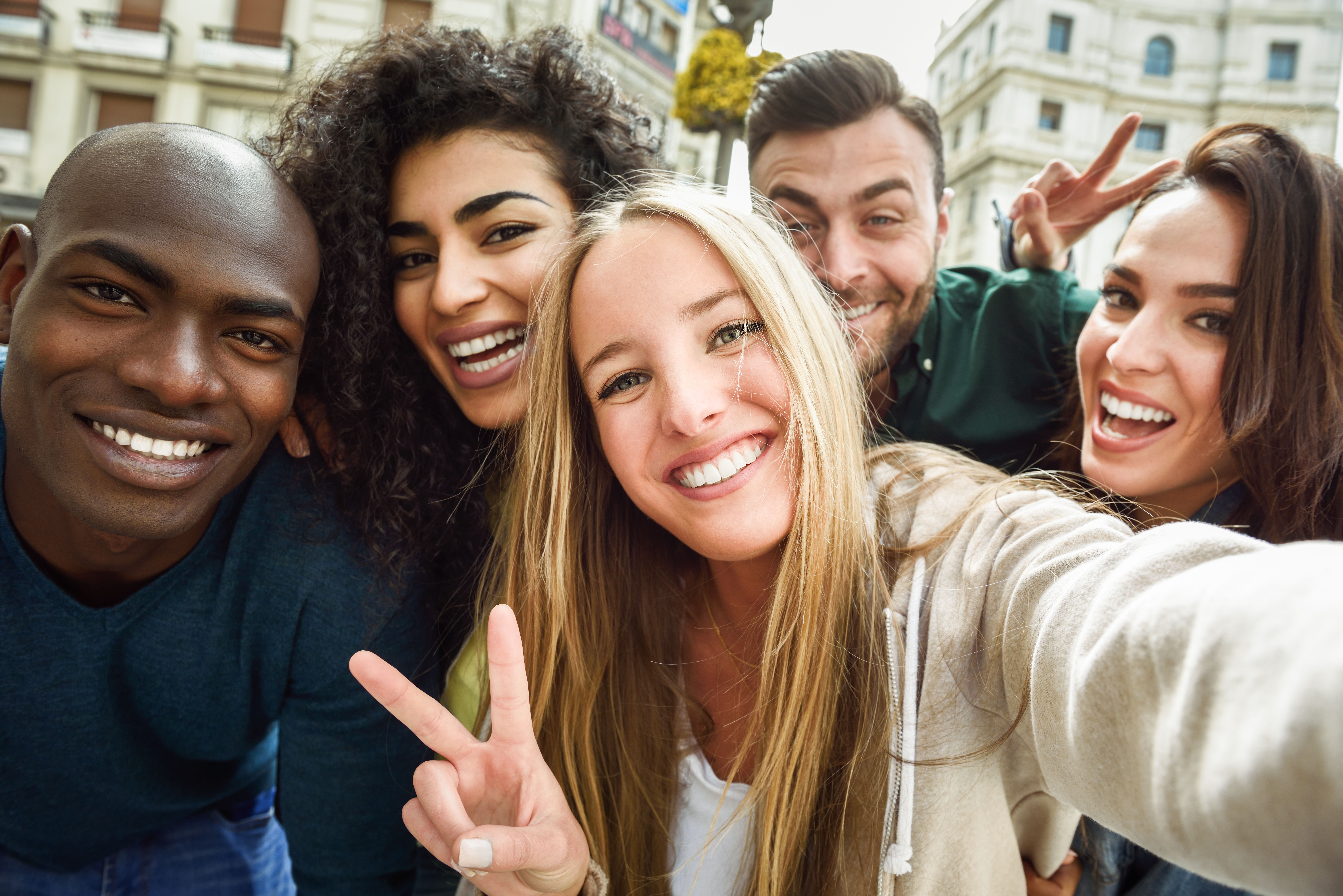 Groupe d’amis qui peuvent influencer les choix de vos clients
