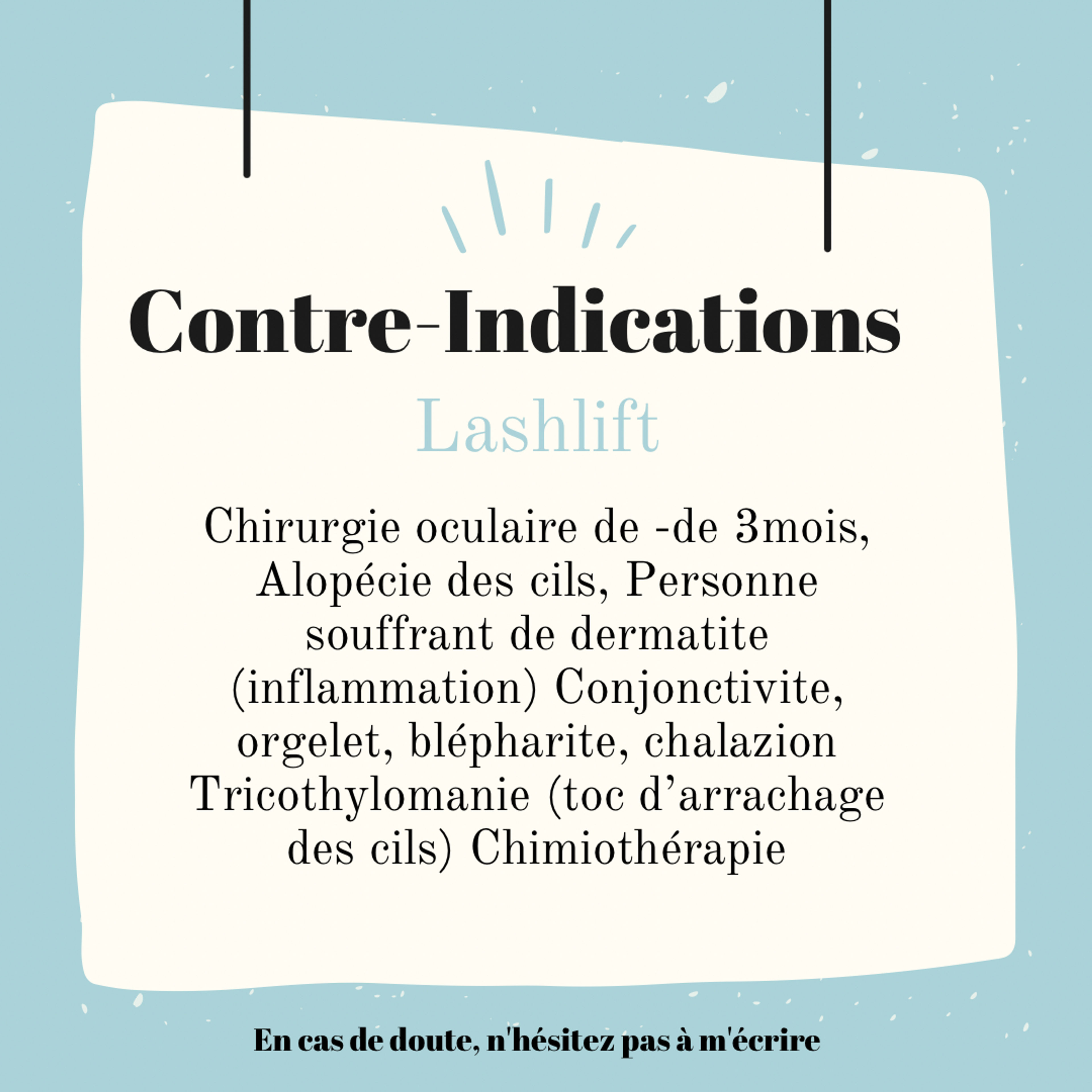 Contre-indications 