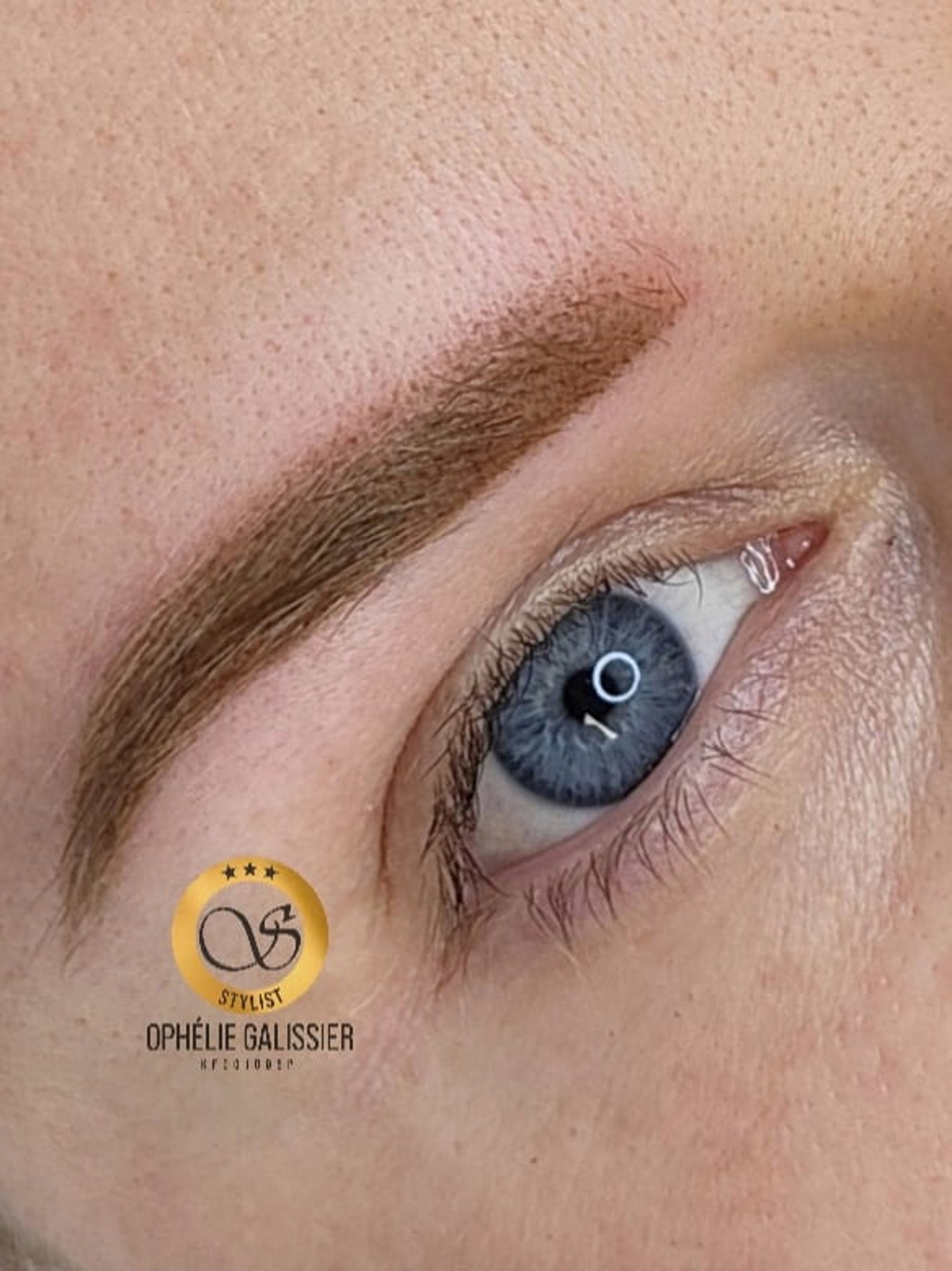 Sourcils poudrés