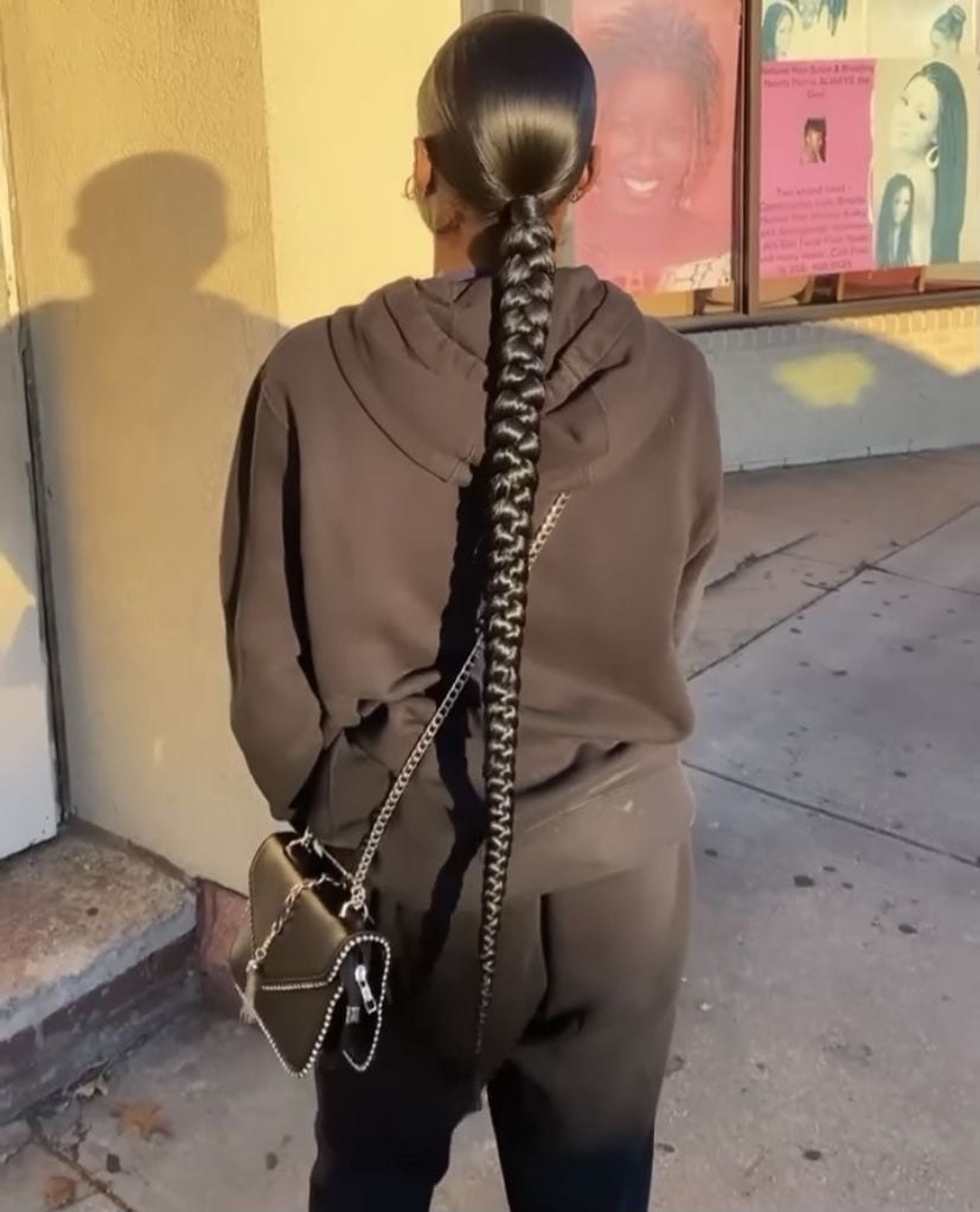 Slik Braids ponytail 