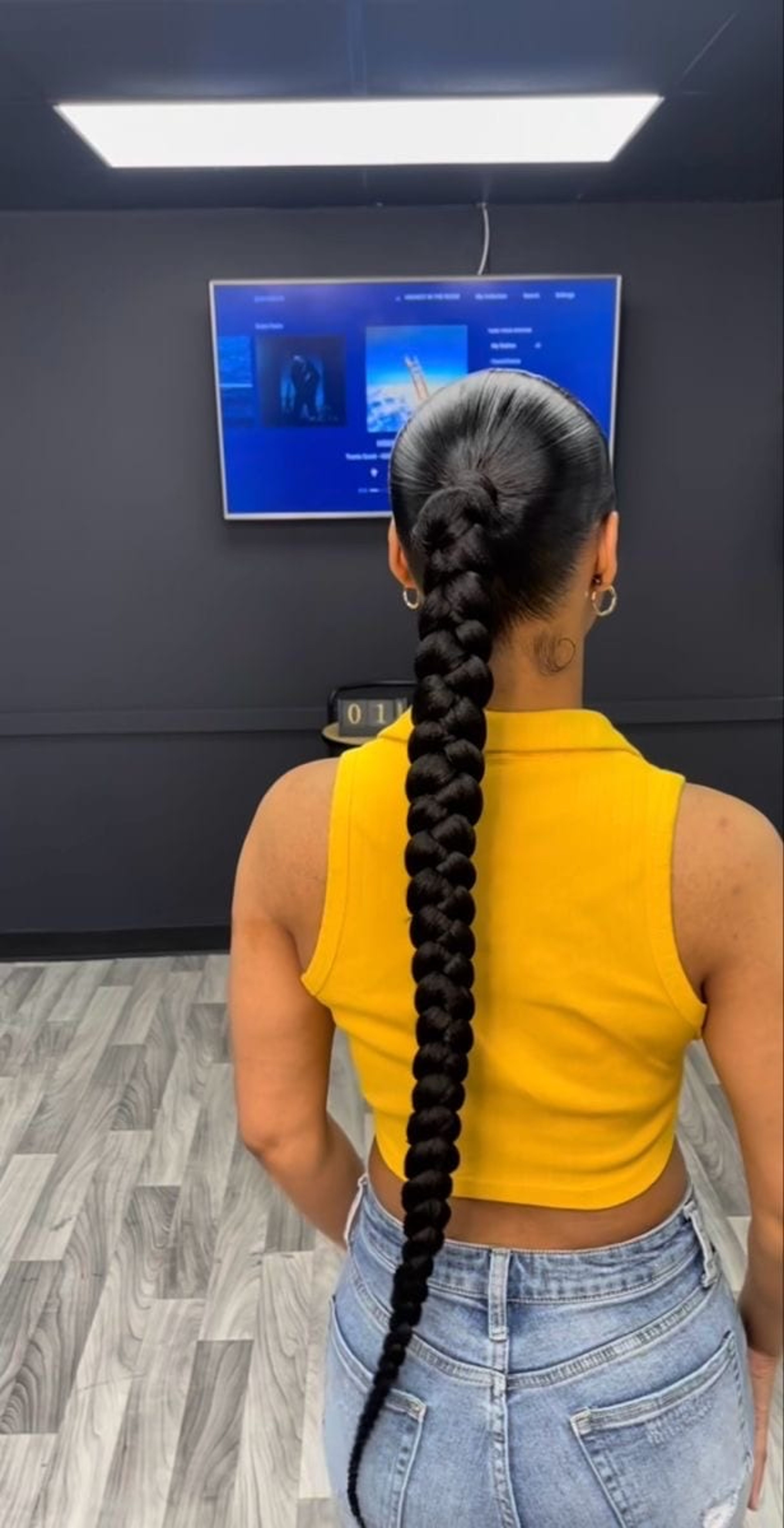 Slik Braids ponytail 
