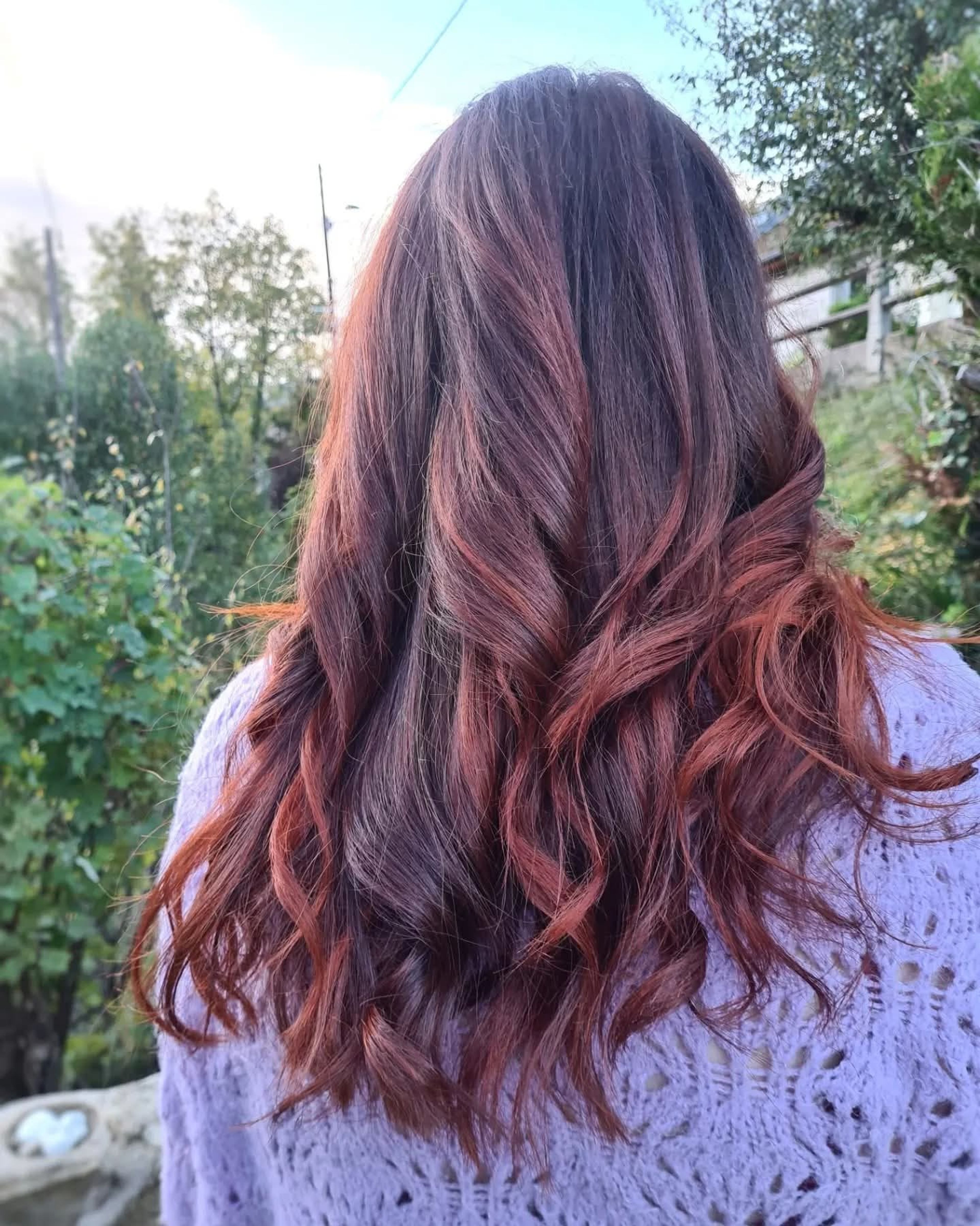 Balayage/ombré et patine cheveux longs