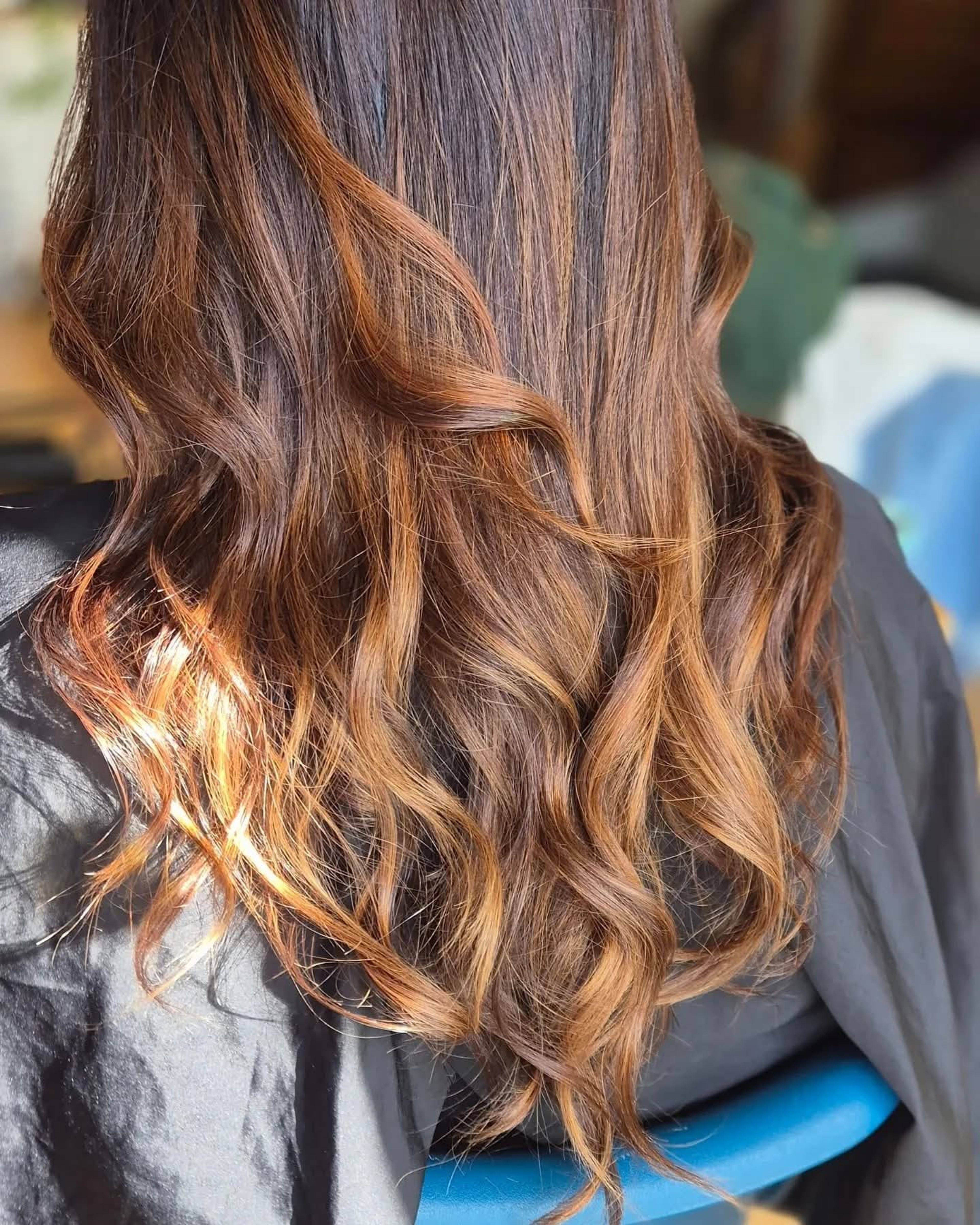 Balayage/ombré et patine cheveux longs